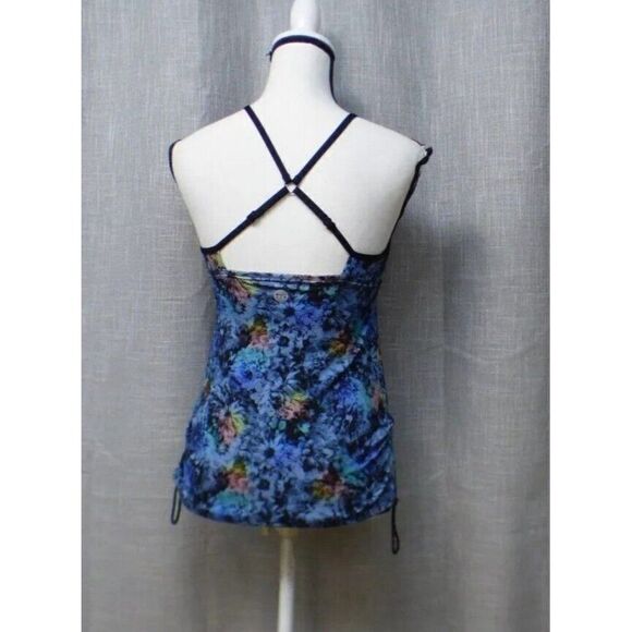 $49.99 TYR WOMEN'S BOTANICA TESSA TANK, Black/Multi, XS (0/2) - Picture 2 of 10